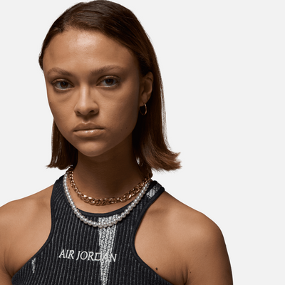 Air Jordan Women's Sail Knit Graphic Dress