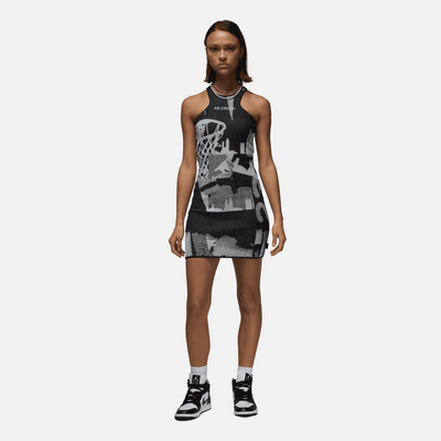Air Jordan Women's Sail Knit Graphic Dress