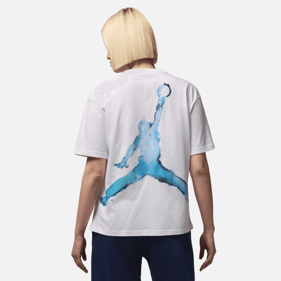 Air Jordan Women's White Graphic T-Shirt