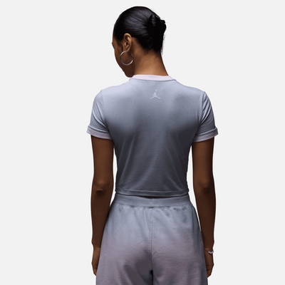 Air Jordan Women's Indigo Haze Cropped Graphic T-Shirt