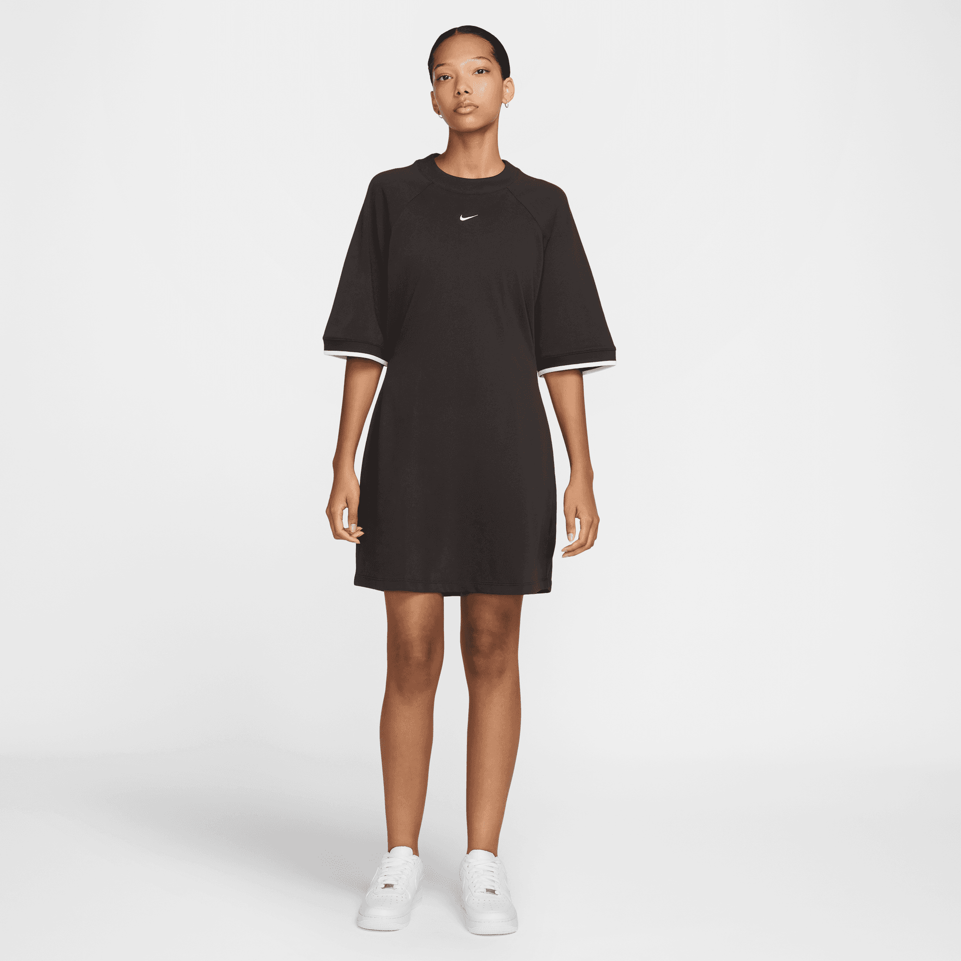 Nike Women's Velvet Brown T-Shirt Dress โ Puffer Reds