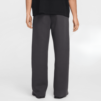 Nike Tech Grey Wide-Leg Fleece Pants