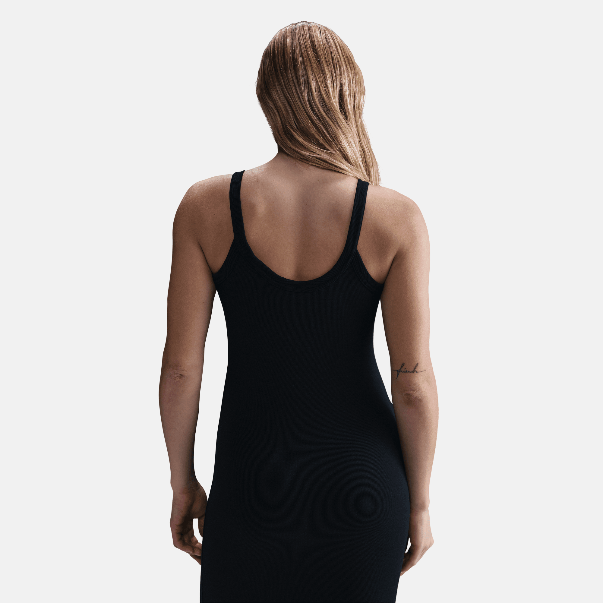 Nike Sportswear Women's Chill Knit Black Tight Mini-Rib Tank Nike Sportswear Women's Chill Knit Black Tight Mini-Rib Tank