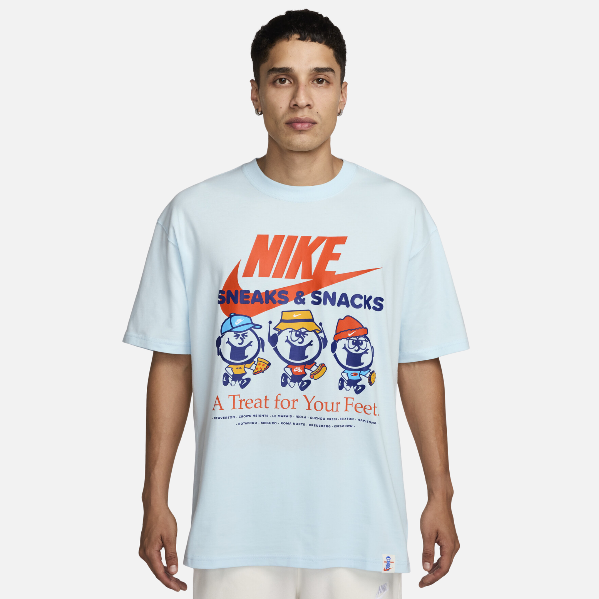 Nike Sportswear Max90 Glacier Blue T-Shirt – Puffer Reds