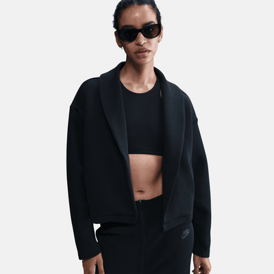 Nike Sportswear Women's Tech Fleece Black Oversized Blazer