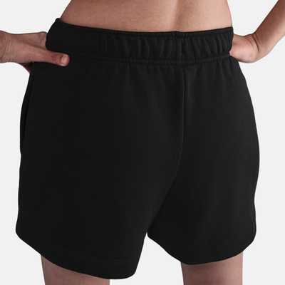 Nike Women's Sportswear Club Fleece Black Graphic Shorts