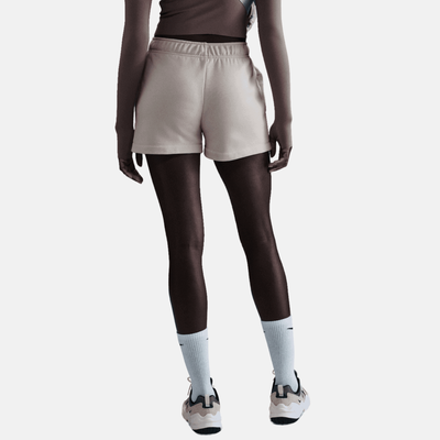 Nike Women's Sportswear Club Fleece Light Orewood Graphic Shorts