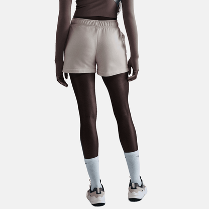 Nike Women's Sportswear Club Fleece Light Orewood Graphic Shorts