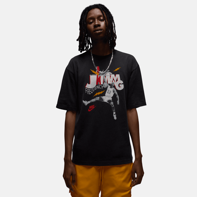 Air Jordan Brand Black Jamming Frequency T-Shirt