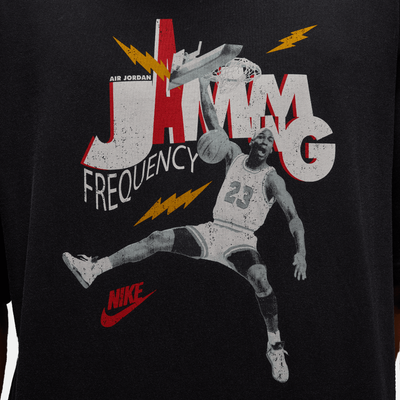 Air Jordan Brand Black Jamming Frequency T-Shirt