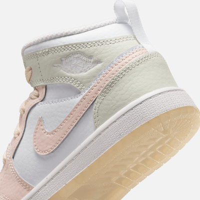 Air Jordan Kids' 1 Mid SE Flamingo (PS)