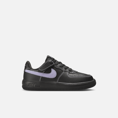 Nike Kids' Air Force 1 Low LV8 Easyon Black Hydrangeas (PS)