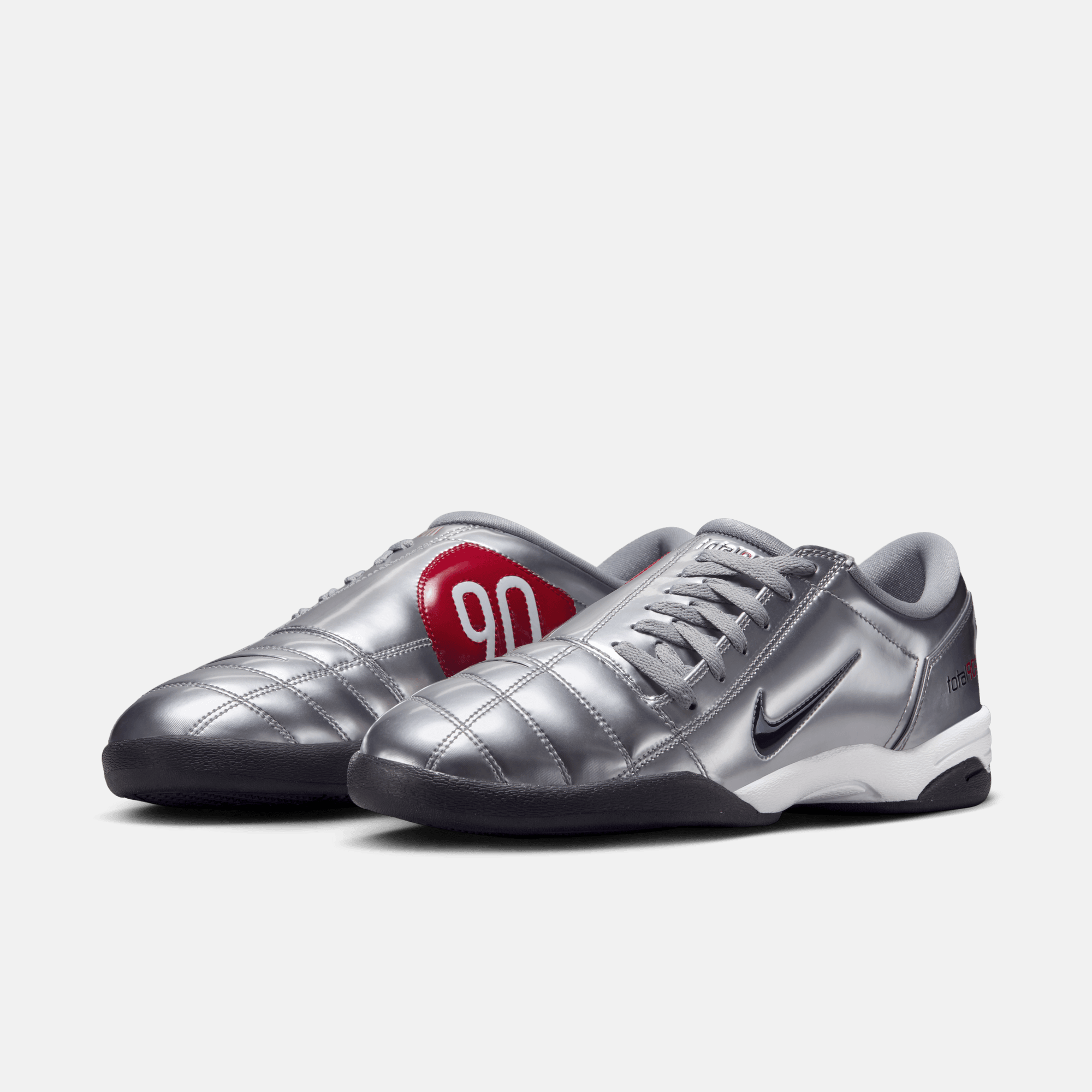 Nike T90 SP Metallic Silver and Black