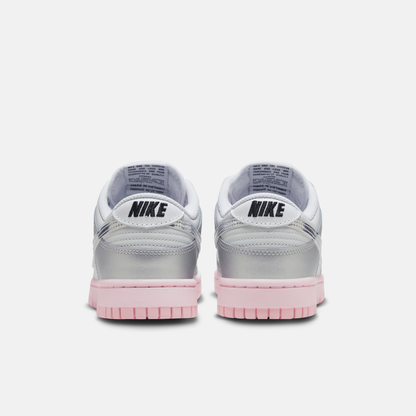 Nike Women's Dunk Low LX Metallic Silver Pink Foam