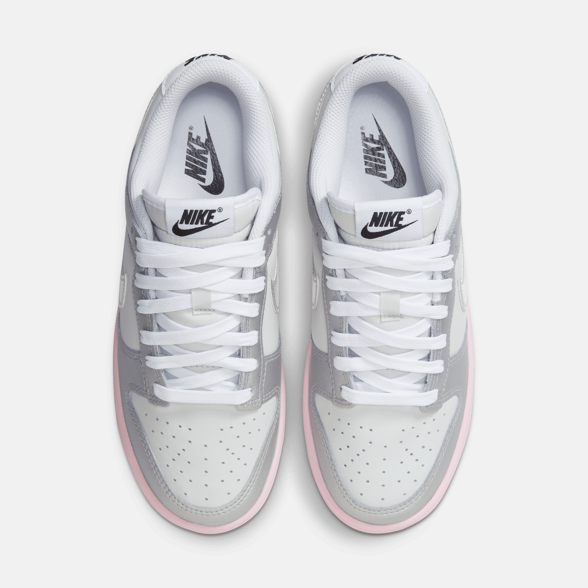 Nike Women's Dunk Low LX Metallic Silver Pink Foam