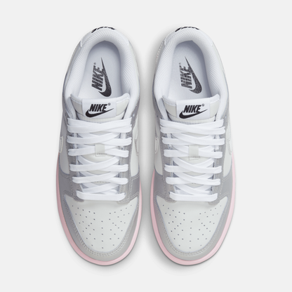 Nike Women's Dunk Low LX Metallic Silver Pink Foam