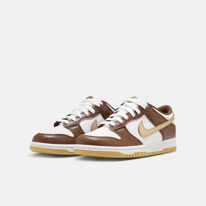 Nike Big Kids' Dunk Low Cacao Wow Metallic Gold (GS)