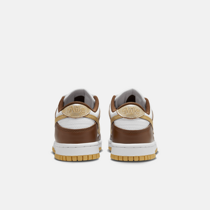 Nike Big Kids' Dunk Low Cacao Wow Metallic Gold (GS)