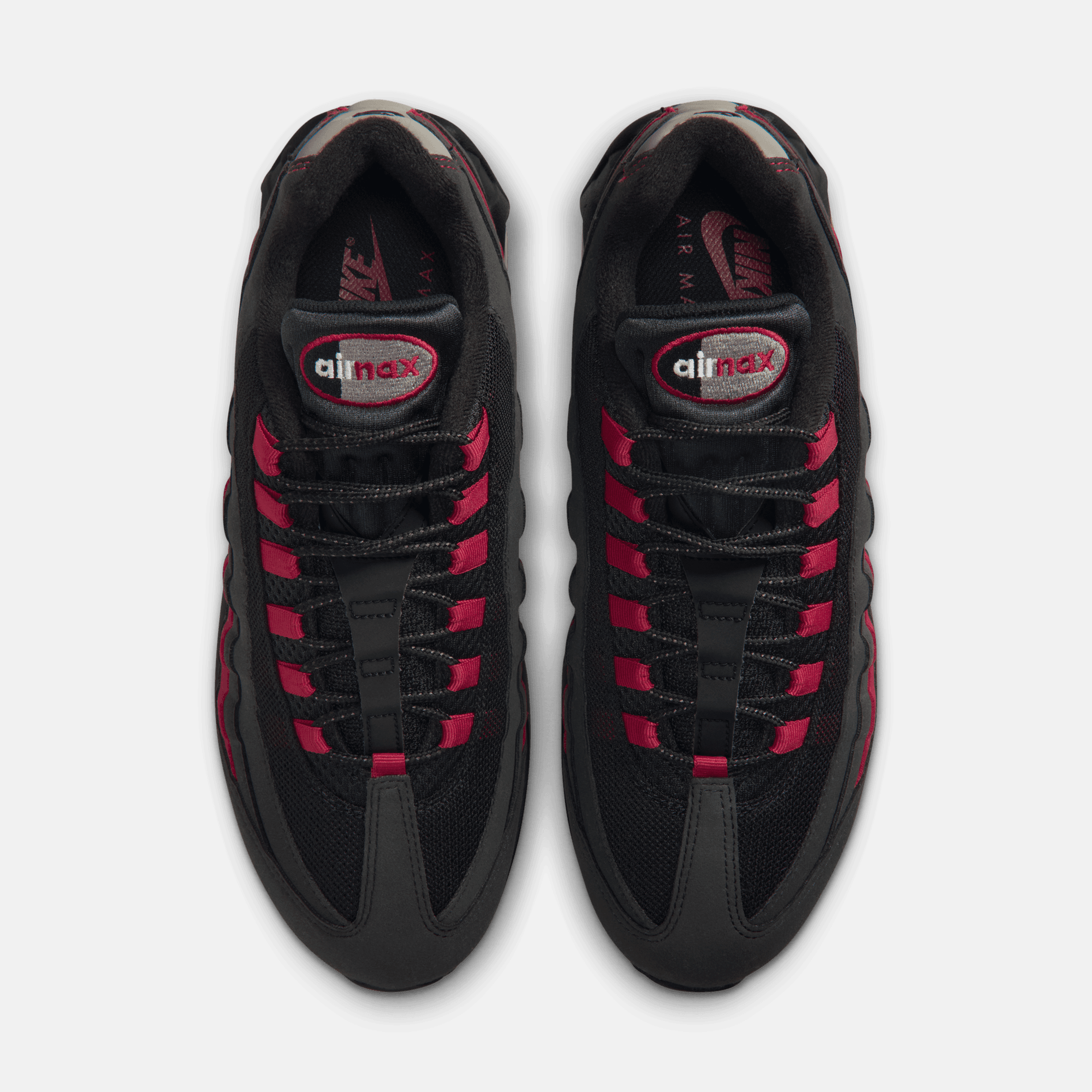 Nike Air Max 95 OG Big Bubble Black Crimson Grey