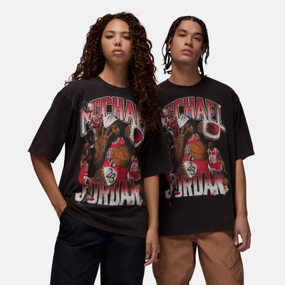 Air Jordan Flight Essentials Black Graphic Oversized T-Shirt