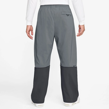 Nike Tech Woven Oversized Color-Block Cool Grey Pants – Puffer Reds