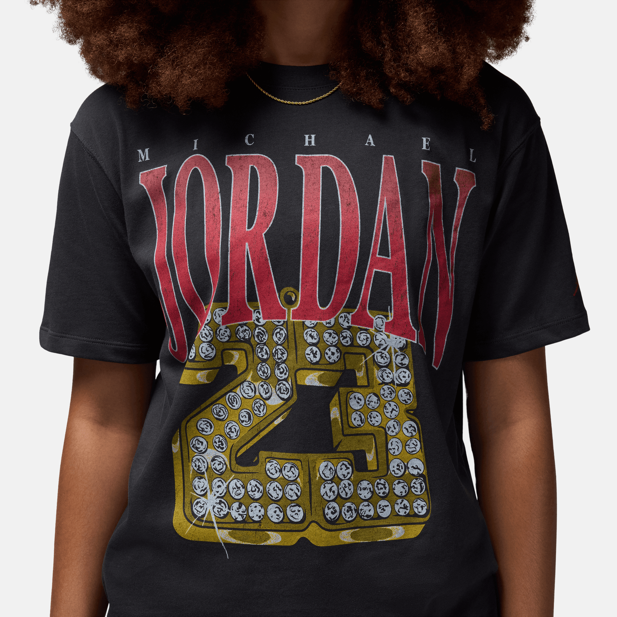 Air Jordan (Her)itage Women's Black Graphic T-Shirt