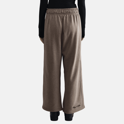 Nike Sportswear Women's Mink Brown Oversized Open-Hem French Terry Pants