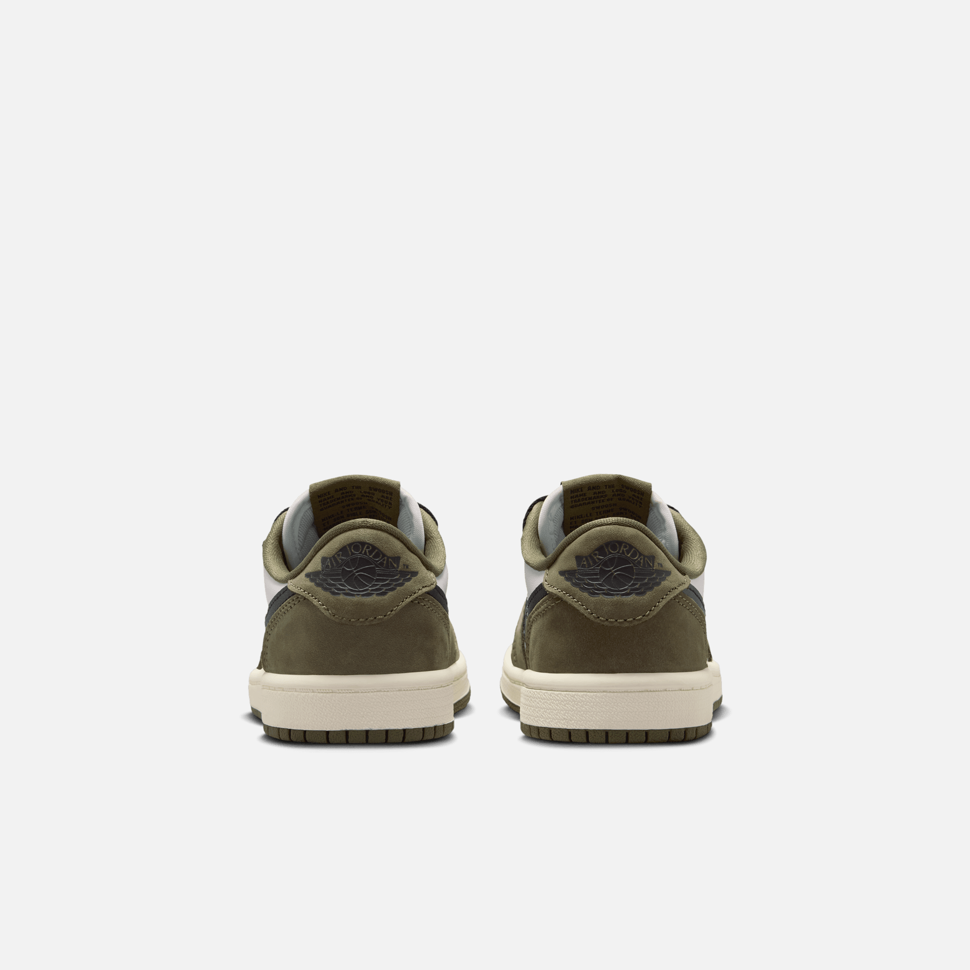 Air Jordan Kids' 1 Retro Low OG Medium Olive (PS)