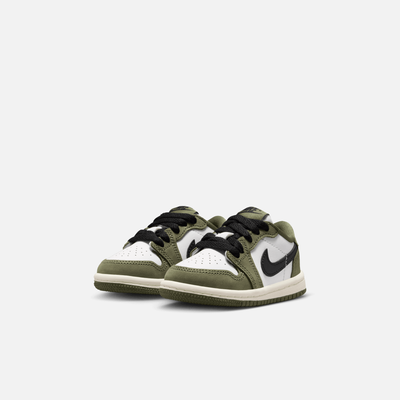 Air Jordan Kids' 1 Retro Low OG Medium Olive (TD)