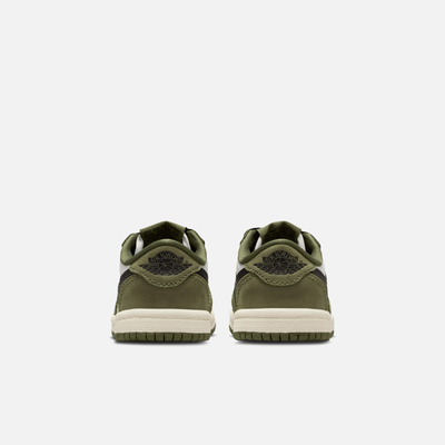 Air Jordan Kids' 1 Retro Low OG Medium Olive (TD)