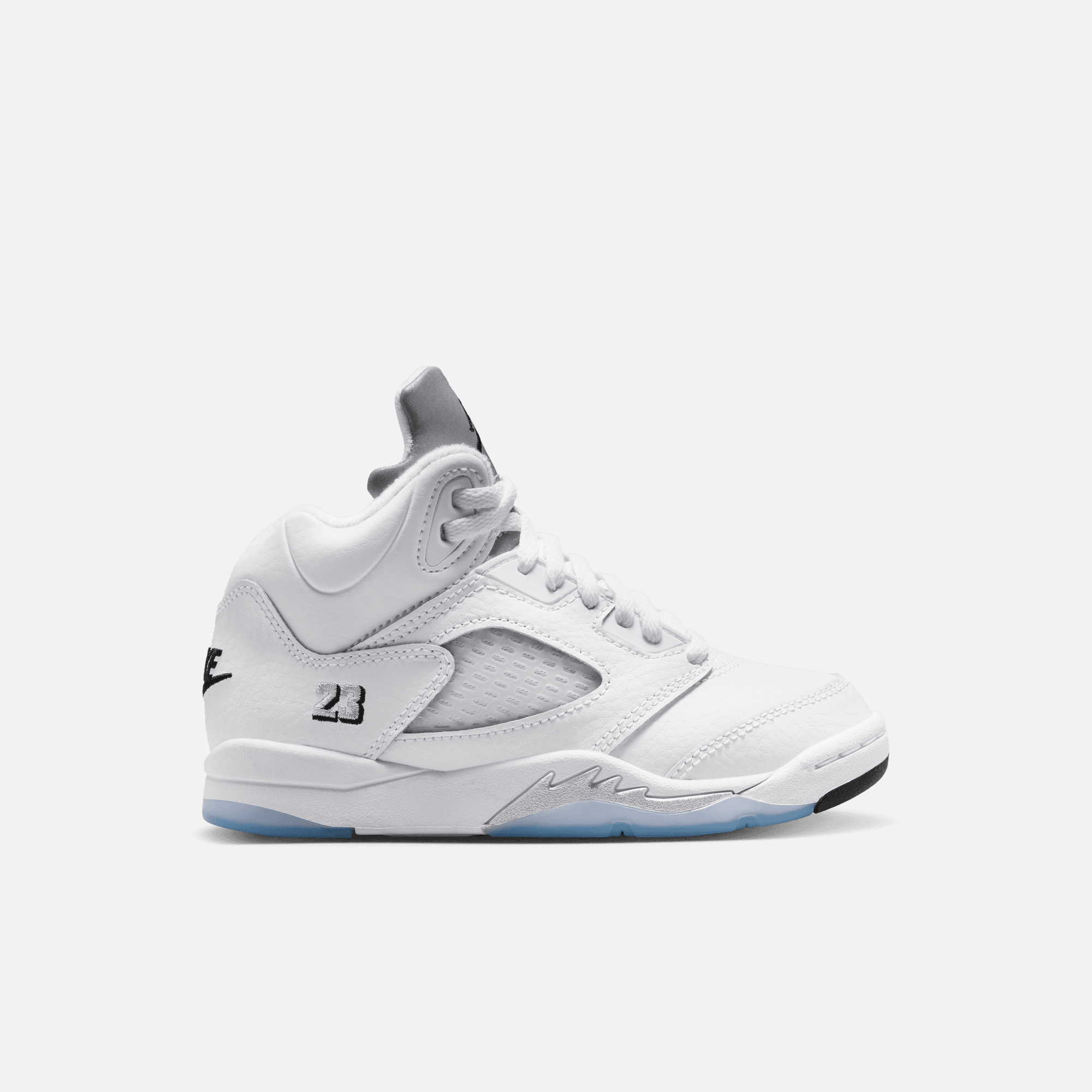 Air Jordan Kids' 5 Retro White Metallic (PS)