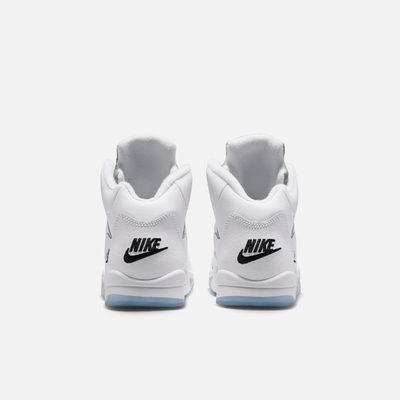 Air Jordan Kids' 5 Retro White Metallic (PS)