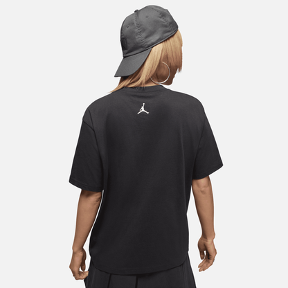 Air Jordan Women's Flight Ciao! Black T-Shirt – Puffer Reds Air Jordan Women's Flight Ciao! Black T-Shirt – Puffer Reds