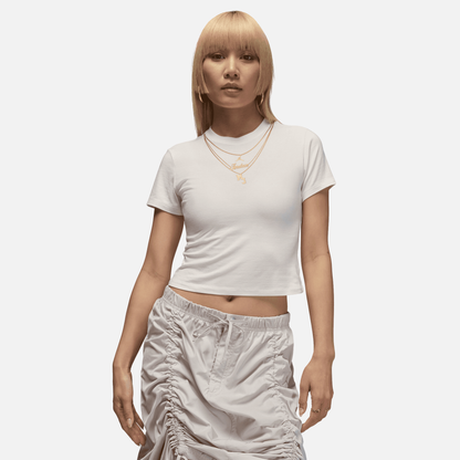 Air Jordan Women's Flight Necklace GFX Cream T-Shirt