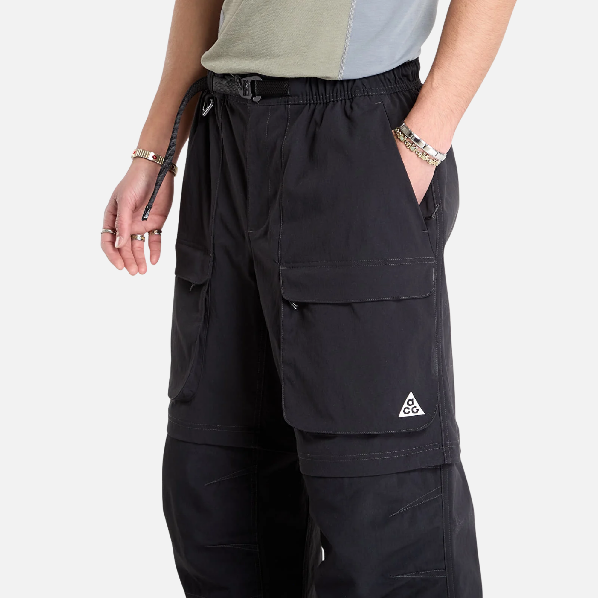 Nike ACG "Smith Summit" Black Zip Cargo Pants