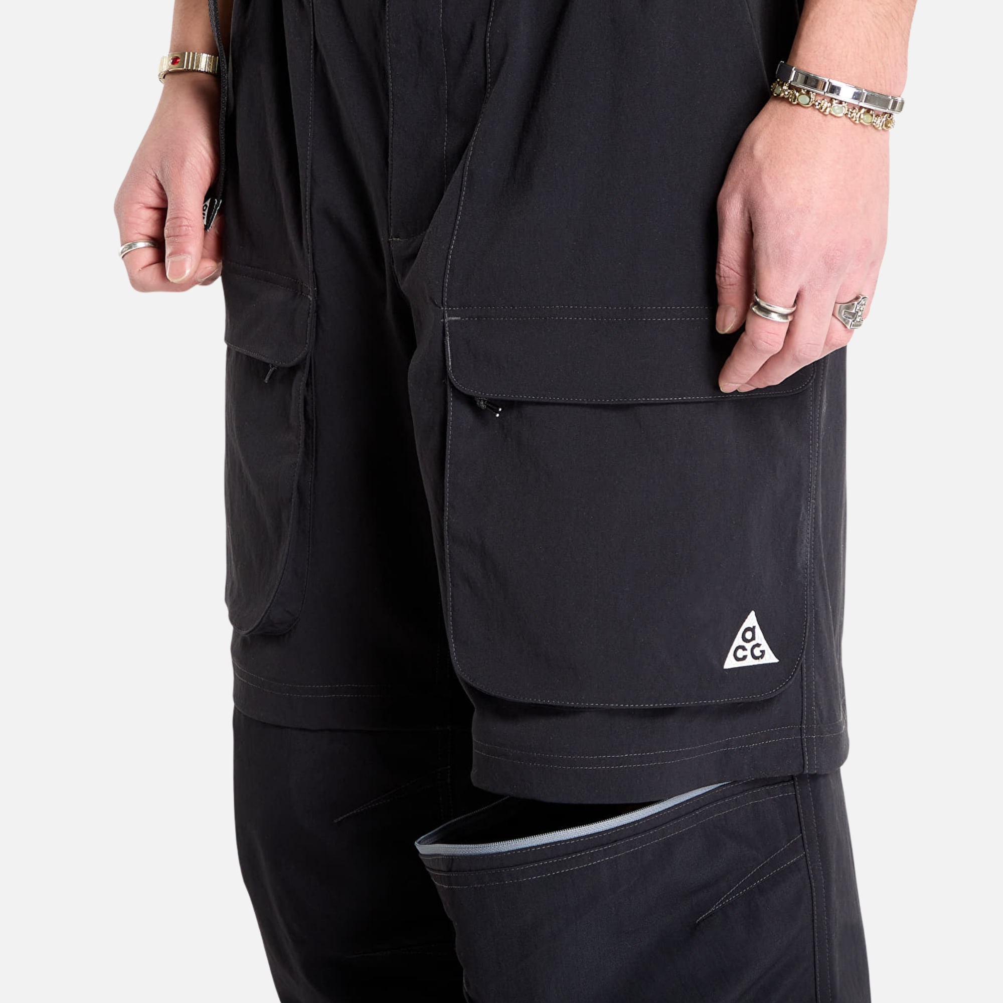 Nike ACG "Smith Summit" Black Zip Cargo Pants
