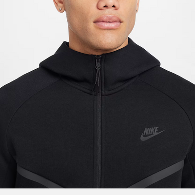 Nike Fleece Windrunner Full-Zip Black Jacket