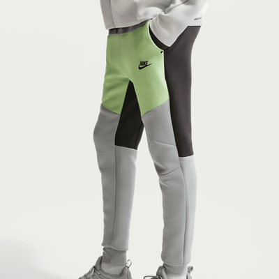 Nike Tech Fleece Black Lime Joggers