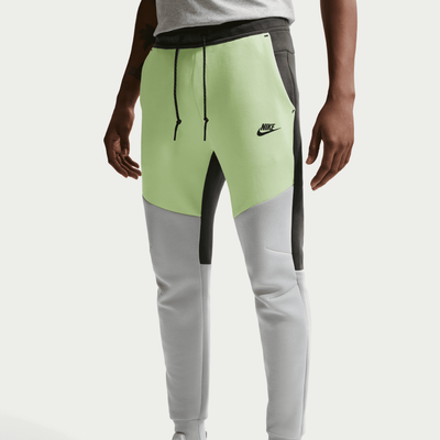 Nike Tech Fleece Black Lime Joggers