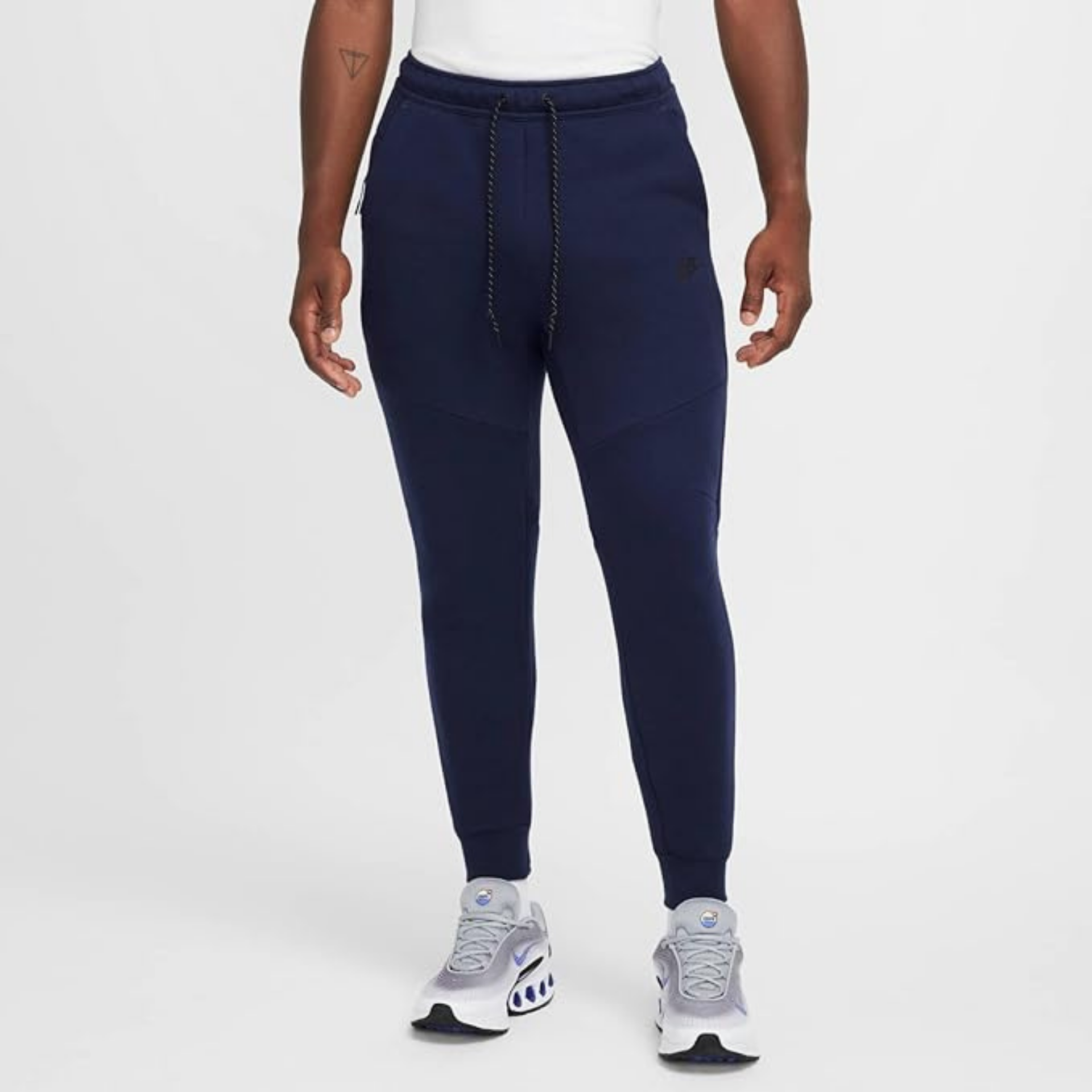 Nike Tech Fleece Navy Joggers – Puffer Reds