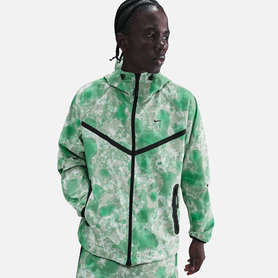 Nike Tech Dri-Fit Woven Green Camo Windrunner Jacket