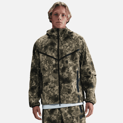 Nike Tech Dri-Fit Woven Camo Windrunner Jacket – Puffer Reds
