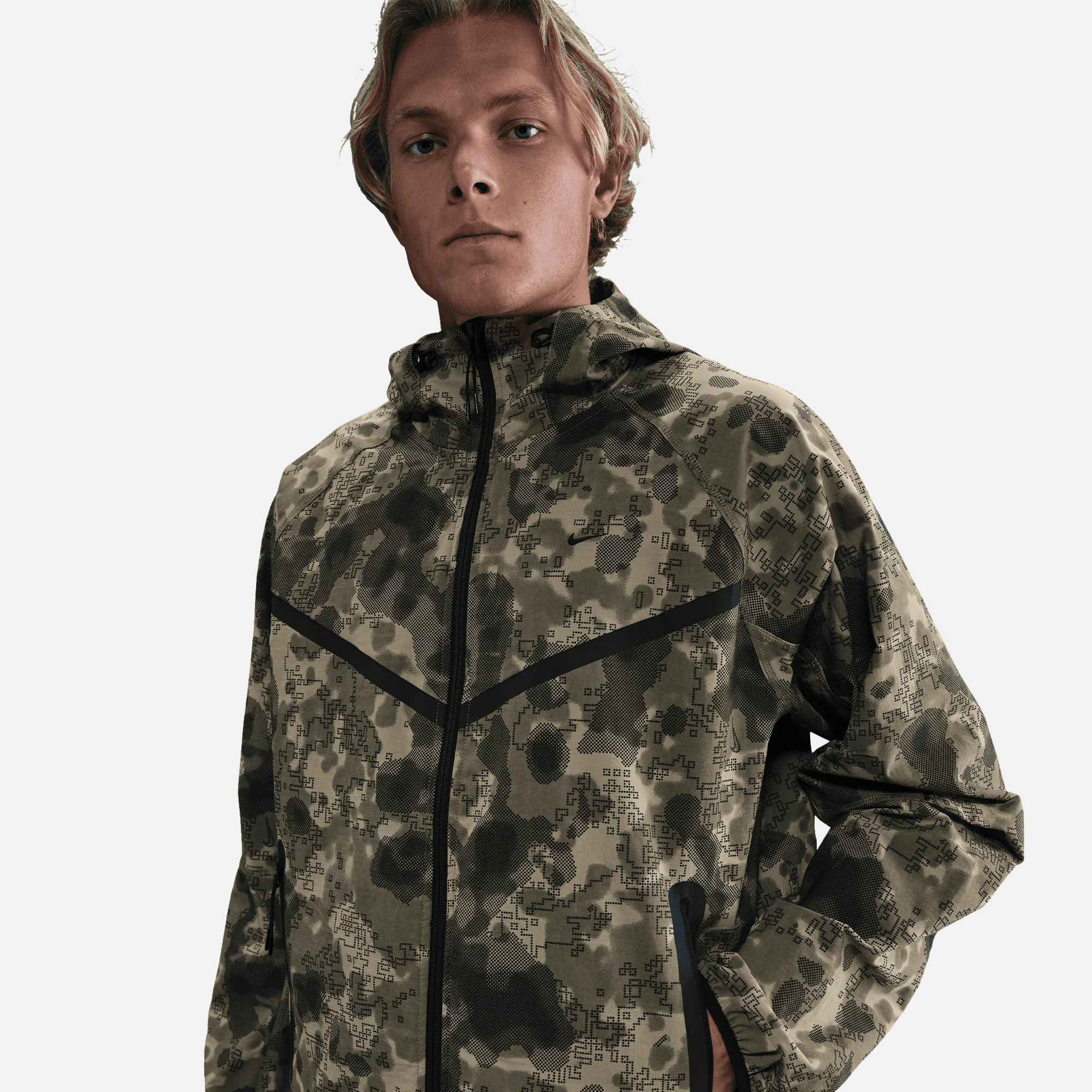Nike Tech Dri-Fit Woven Camo Windrunner Jacket