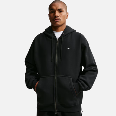 Nike Solo Swoosh Full-Zip Black Hoodie