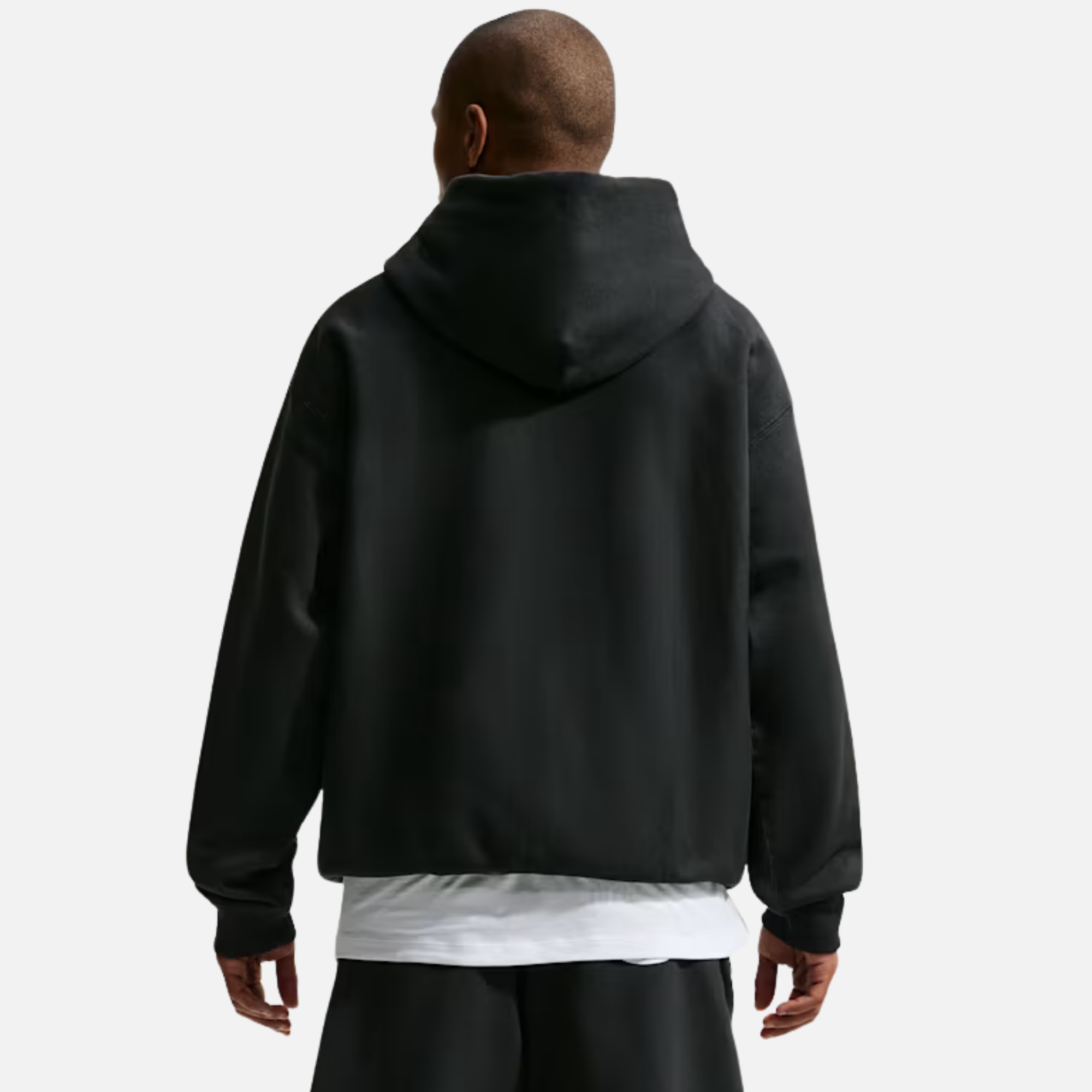 Nike Solo Swoosh Full-Zip Black Hoodie