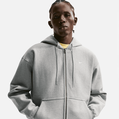Nike Solo Swoosh Full-Zip Dark Grey Hoodie