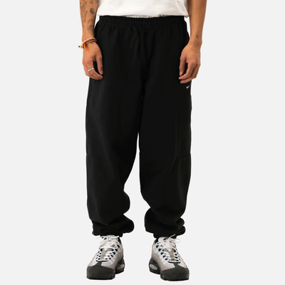 Nike Solo Swoosh Cuffed Black Pants