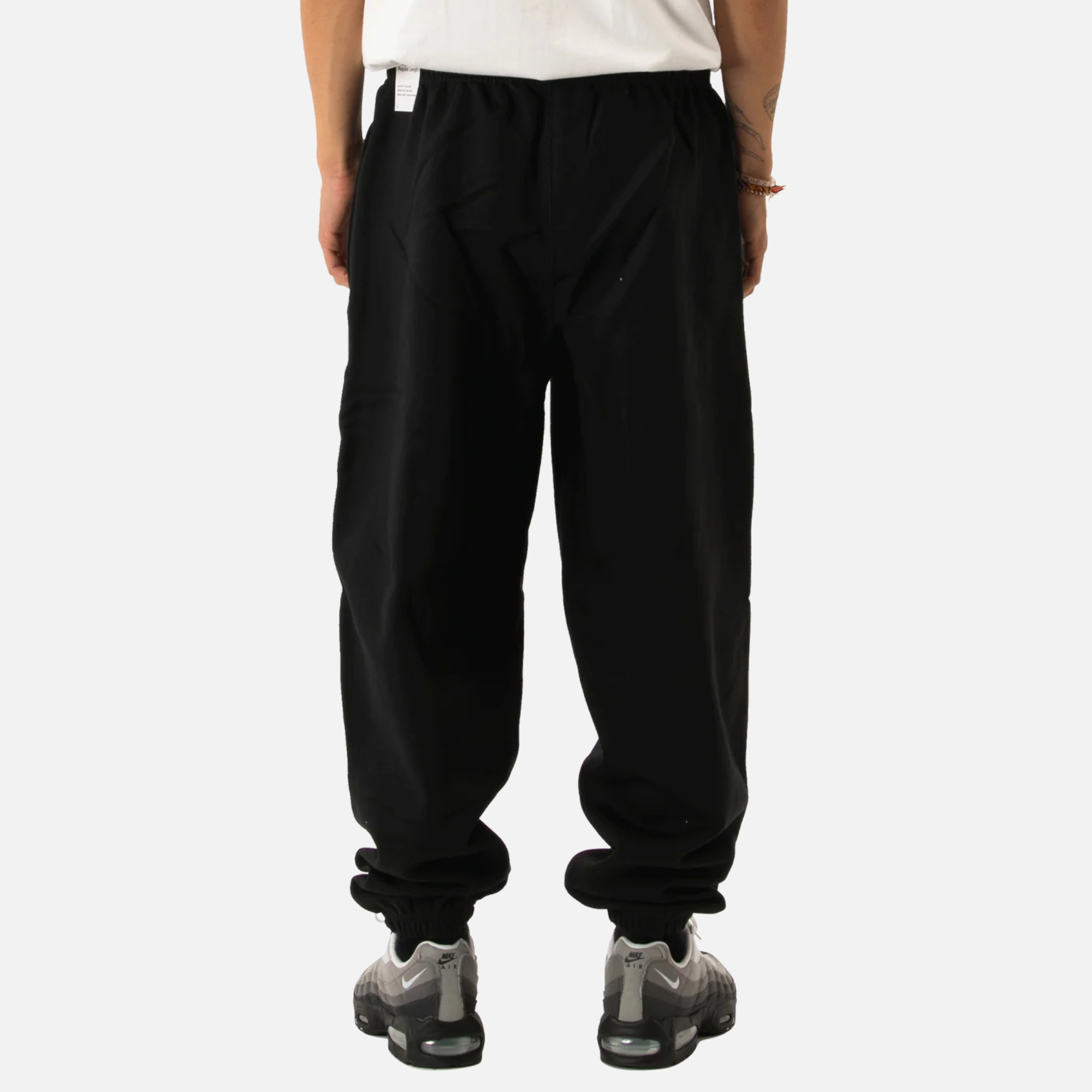 Nike Solo Swoosh Cuffed Black Pants