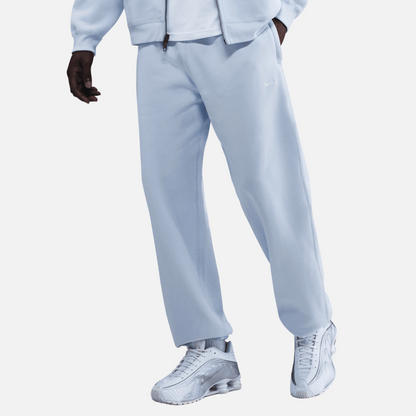 Nike Solo Swoosh Fleece Open-Hem Blue Pants