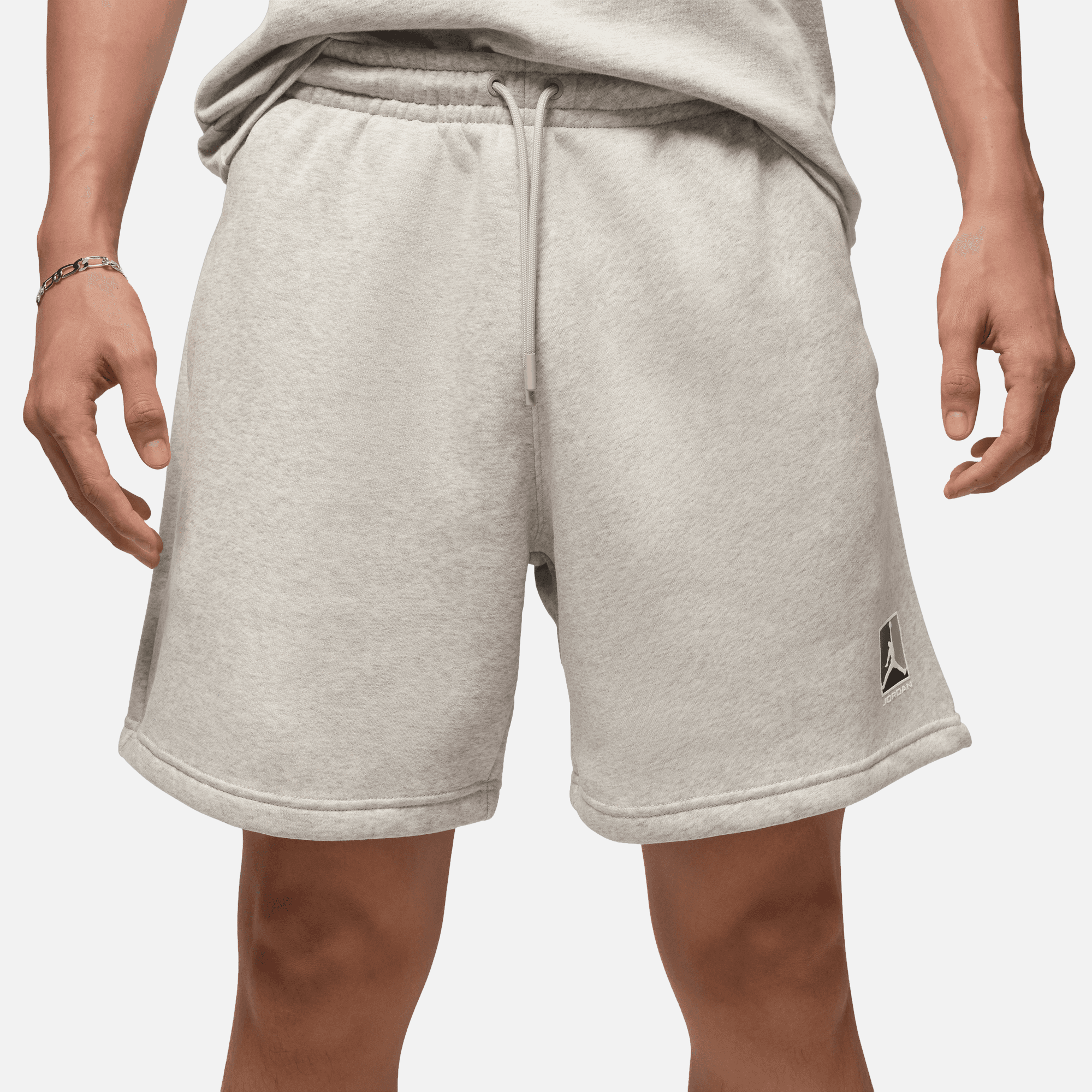 Air Jordan Brooklyn Fleece Grey Graphic Shorts